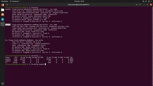 Alterando IP no linux via terminal. смотреть онлайн
