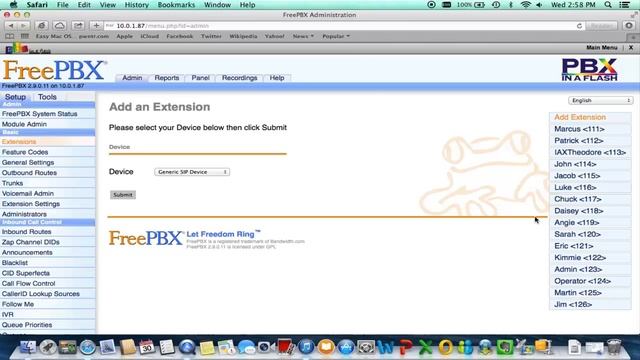 Adding Bulk Extensions inside FreePBX смотреть онлайн