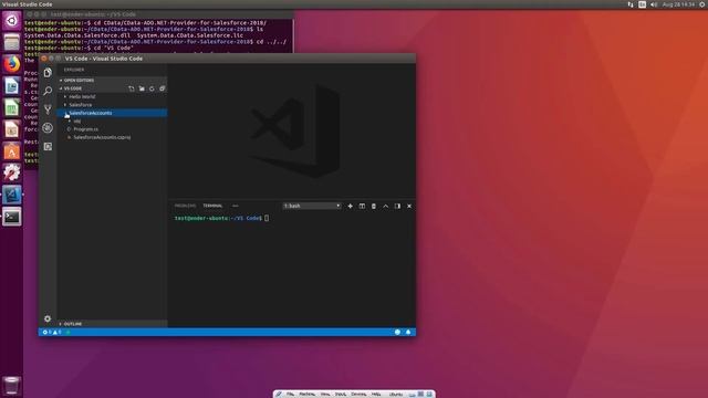 Salesforce Data in .NET Core on Ubuntu смотреть онлайн