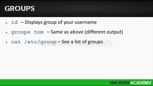 What is group in Linux ...?? Kali Linux Revealed by hackers academy смотреть онлайн