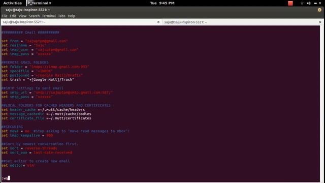 How to Configure MUTT Email Client With Gmail смотреть онлайн