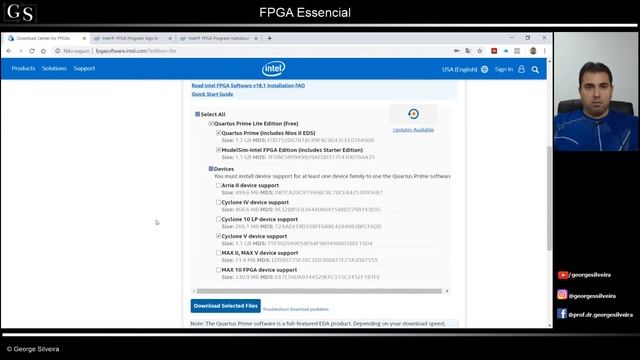Instalação do Quartus Prime Lite - Passo a Passo смотреть онлайн