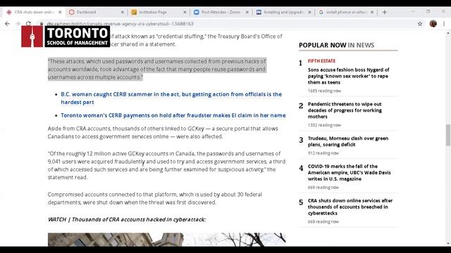 TSOM Online Free Taster Class - Cybersecurity | Toronto School of Management смотреть онлайн