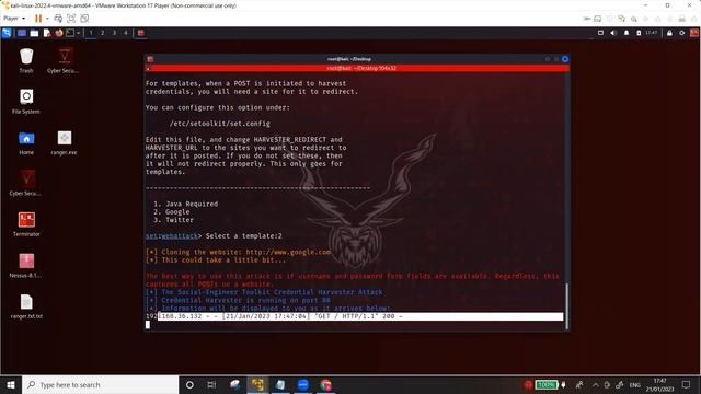 Password Attacks - Capture Passwords using Social Engineering смотреть онлайн