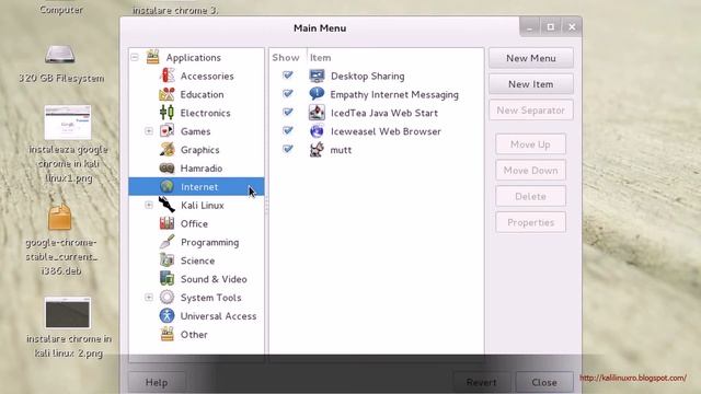 instalare google chrome in kali linux part. II смотреть онлайн