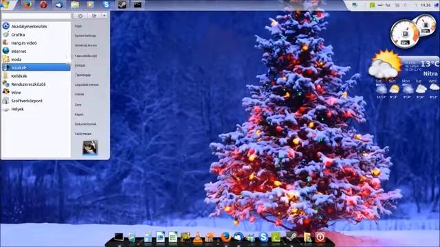 Xmas on your desktop (Windows and Ubuntu) смотреть онлайн