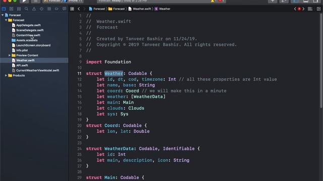 SwiftUI Weather app Part 3 смотреть онлайн