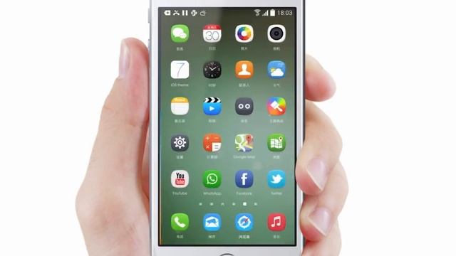 iOS 8 Launcher HD Retina Theme For Android смотреть онлайн