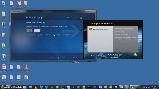 Windows Media Center Xbox Setup