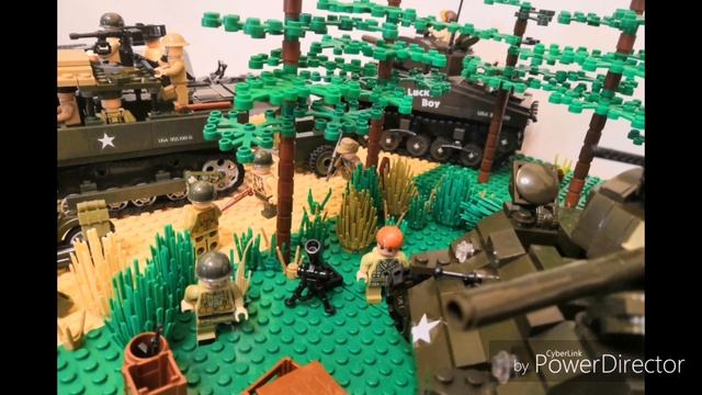 LEGO WWII vehicle. US M5 high speed tractor. D-Day Normandy. смотреть онлайн