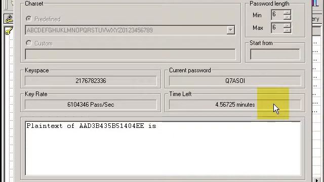 Using Cain to crack LM hashes смотреть онлайн