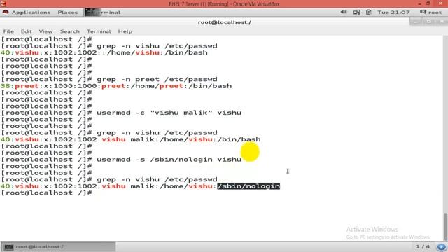 User Management in Linux, Part - 3, Video No - 33 смотреть онлайн