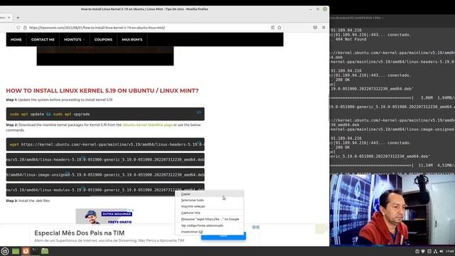 Linux Mint 21 com o Kernel 5.19 смотреть онлайн