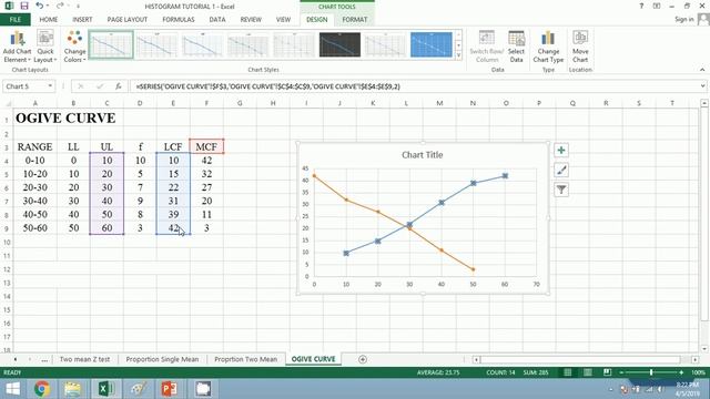 #12 Statistics Practical for BBA: OGIVE CURVE смотреть онлайн