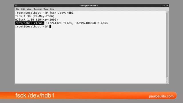 LPI 101 104 2 Manteniendo la integridad de los sistemas de archivos смотреть онлайн
