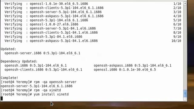 Configuracion SSH Red Had Linux Pactica #7 смотреть онлайн