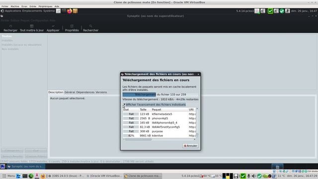 Sauvegarder et réinstaller des applications avec Synaptic смотреть онлайн