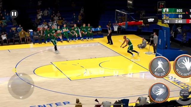 NBA 2K23 mobile with commentary on iPhone 14 pro max: Boston Celtics vs Golden State Warriors смотреть онлайн
