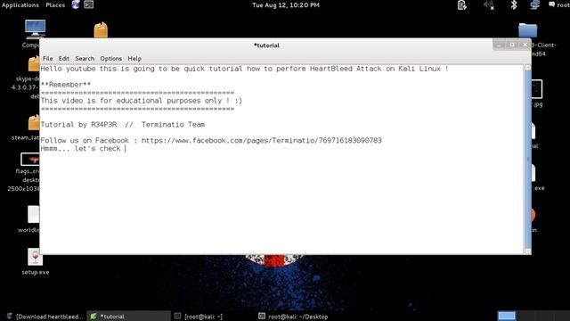 Kali Linux - HeartBleed Attack Tutorial (Educational Purpose) смотреть онлайн