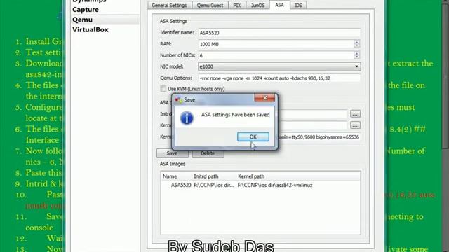 asa configure in GNS3 смотреть онлайн