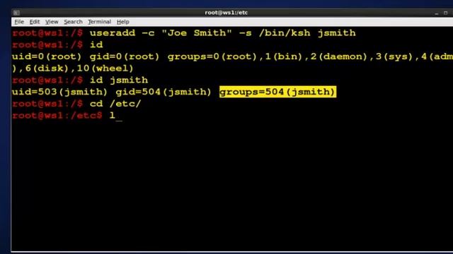 Creating User Accounts with useradd смотреть онлайн