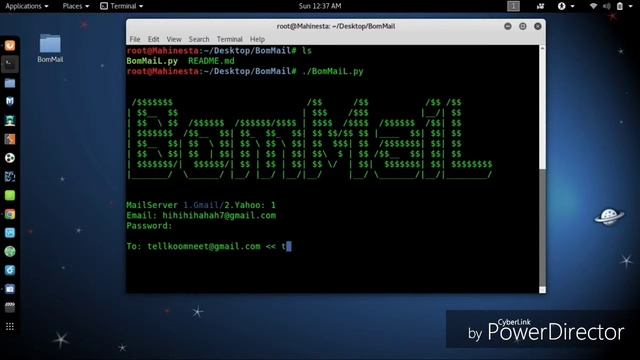 Bomber Email | Kali Linux 2019 смотреть онлайн