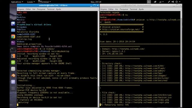 Como Utilizar o Uniscan !! Linux - Kali e Derivados смотреть онлайн