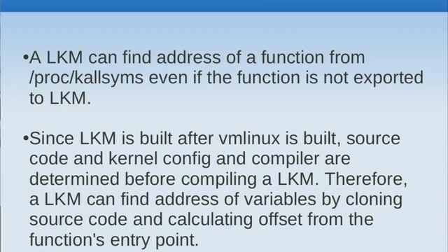 Using LSM Modules as LKM смотреть онлайн