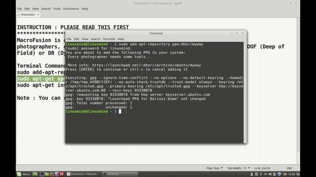 Install Macrofusion (fusion images for greater DOF) in Linux Mint / Ubuntu смотреть онлайн