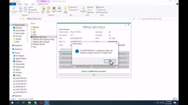 FRPFILE AIO 2.8.4 | IOS 15 iCloud Bypass | No.1 Free iCloud Tool Bypass Activation Lock iPhone, iPa
