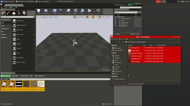 Drag and Drop Support for Unreal Engine 4 GNU/Linux Editor added. смотреть онлайн