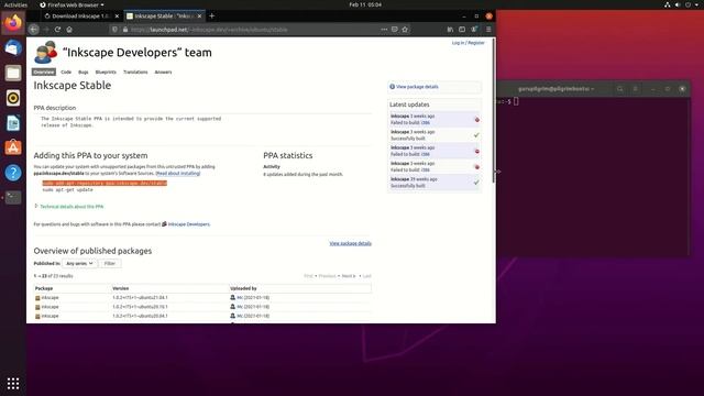 Install Inkscape on Ubuntu - Intro to Inkscape ep1 смотреть онлайн