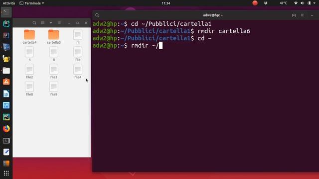 Linux cancellare cartelle con rmdir смотреть онлайн