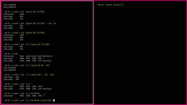 The Linux 'awk' command for beginners смотреть онлайн