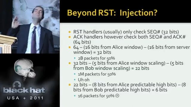 BlackHat 2011 - Black OPS of TCP/IP смотреть онлайн