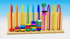 Учим цифры - учим цвета - счëты