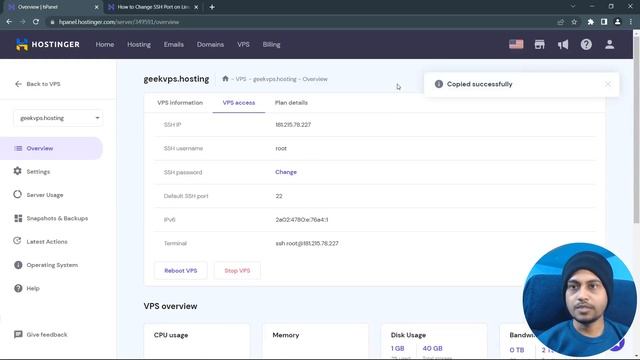 How to Change SSH Default Port on VPS Hosting Remote Server (Hindi) смотреть онлайн