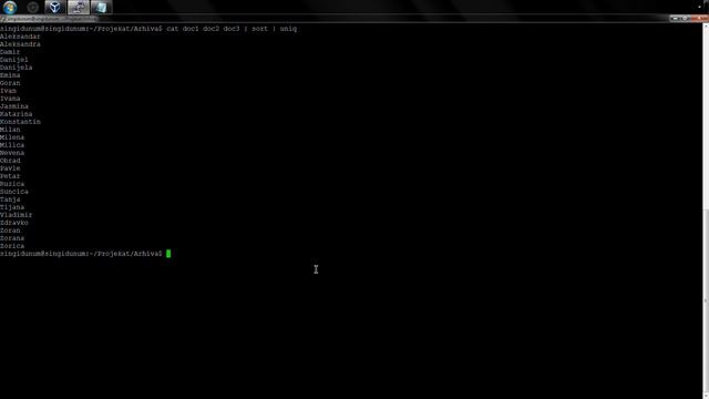 Operativni sistemi - 017 - (sort, uniq) Pajping - piping смотреть онлайн
