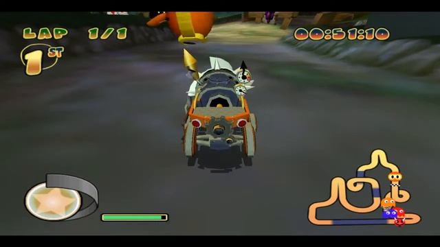 Pac Man World Rally - Walktrough Part 5 - PSP - No Commentary смотреть онлайн