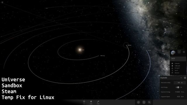Universe Sandbox Temp issue fix Linux April 2021 смотреть онлайн