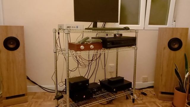 Topping LA90 amplifier with linear power supply made by ebay seller "along1986090" custom 64v смотреть онлайн