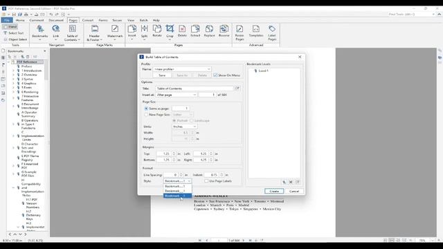 PDF Studio - Create Table of Contents from PDF Bookmarks смотреть онлайн