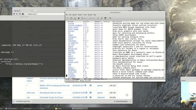 Using Emacs - 1 - setting up the package manager смотреть онлайн