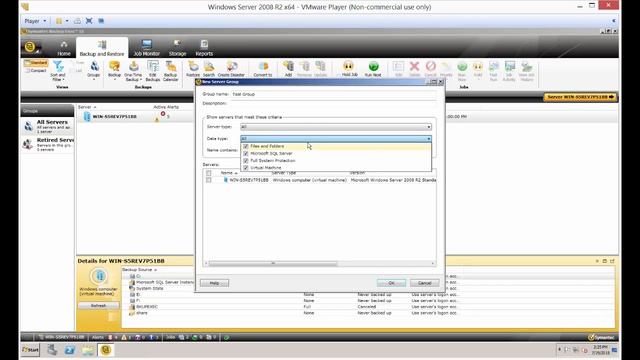 How to create server groups in Backup Exec 15 смотреть онлайн