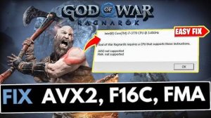 GoWR Запуск игры на процессорах без поддержки инструкций (AVX2, F16C, FMA)