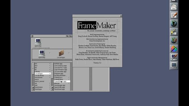 OPENSTEP 4.2 (x86) running under VirtualBox смотреть онлайн