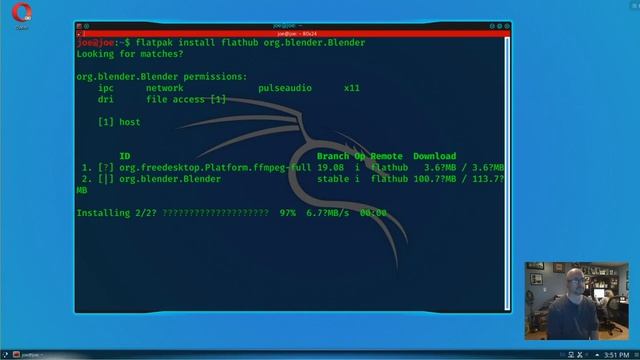 Install Blender In Kali Linux 2020 смотреть онлайн