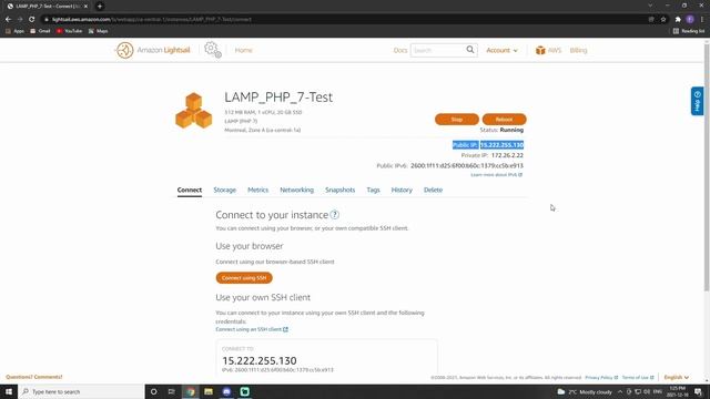 How to create a LAMP server with AWS LightSail смотреть онлайн