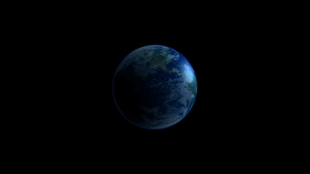 Rotating Planet Earth made with Blender and Kdenlive Linux смотреть онлайн