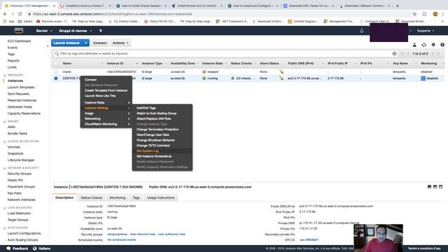 [CENTOS] - Installare la GUI Gnome e VNC Server su Centos 7 (ec2 aws) смотреть онлайн